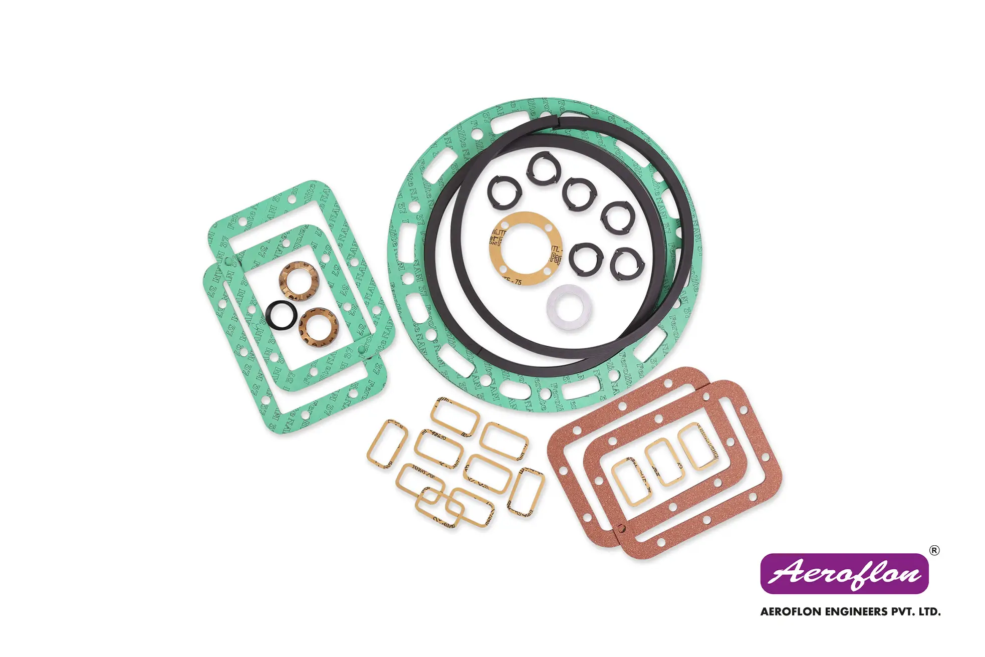 Piston Ring Replacement Kit (LP & HP) and  Ingersoll Rand, Kirloskar, Atlas Copco, Chicago Pneumatics, KG Khosla, ELGI