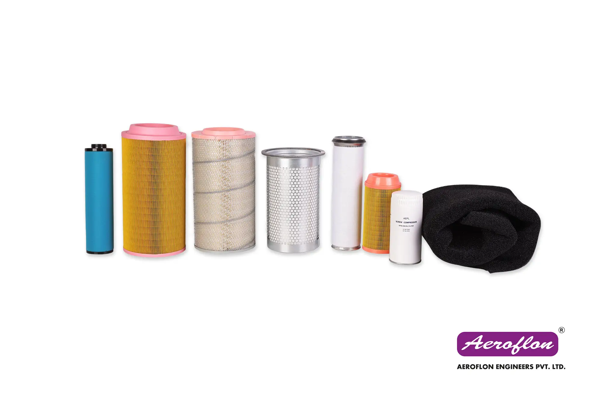 Air Filter, Oil Filter, Line Filter, Air Separator, Oil Separator & Pre-Filter