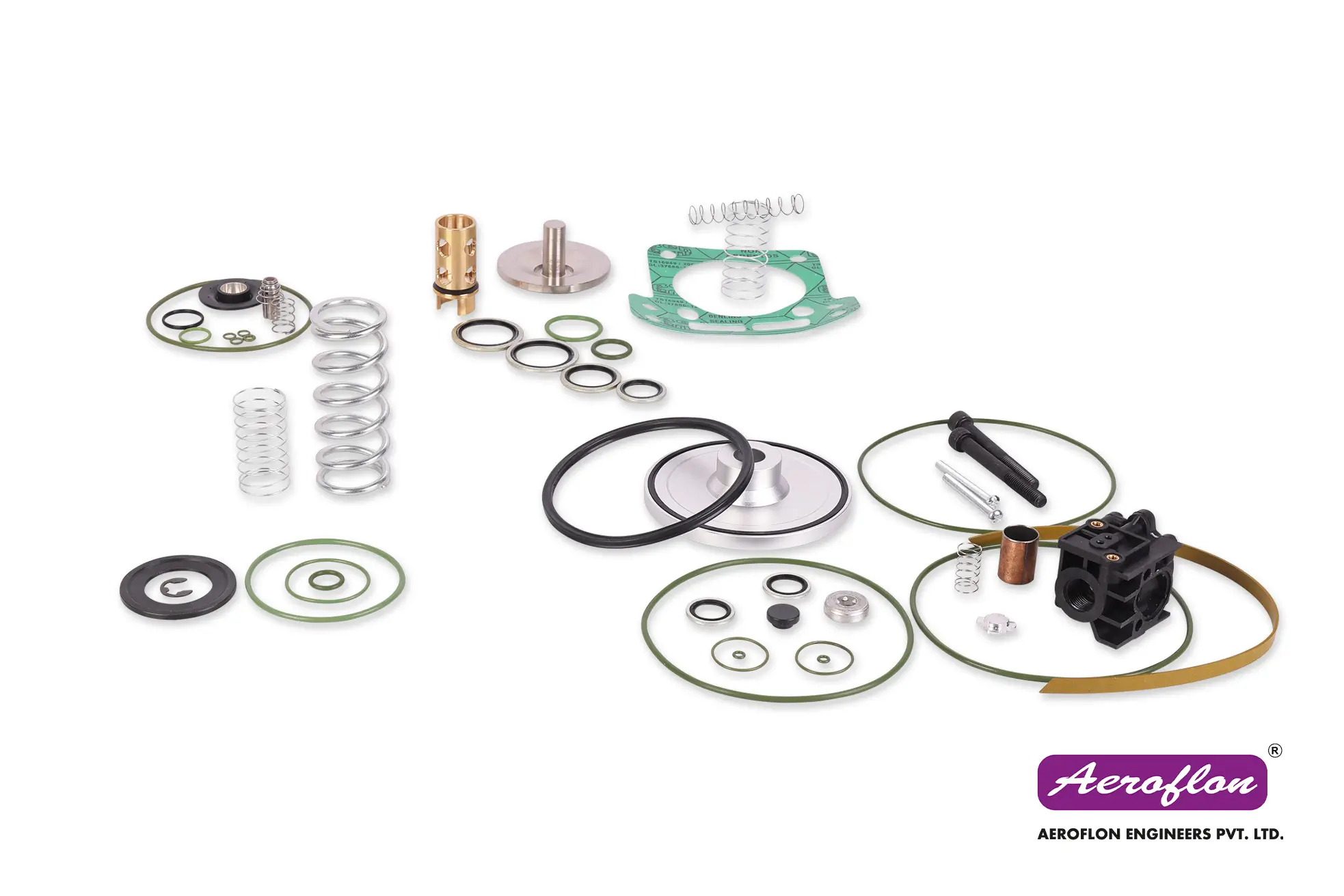 Thermostat, MPV Kit, Unloader Valve Kit, Check Valve & Oil Stop Valve Kit for Ingersoll Rand, Kirloskar, Atlas Copco & Chicago Pneumatics, KG Khosla, ELGI.