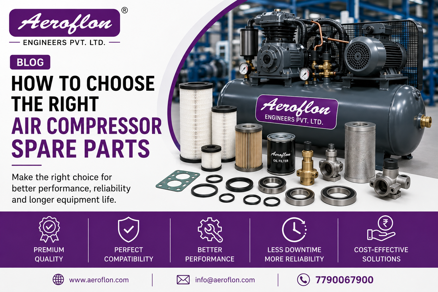 How to Choose the Right Air Compressor Spare Parts